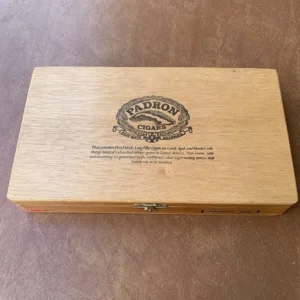 Wood Cigar Box Padron 3000 Empty Storage Craft Box