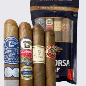 Aganorsa Leaf Toro Rated CT 4 Cigars Fresh Pack Sampler